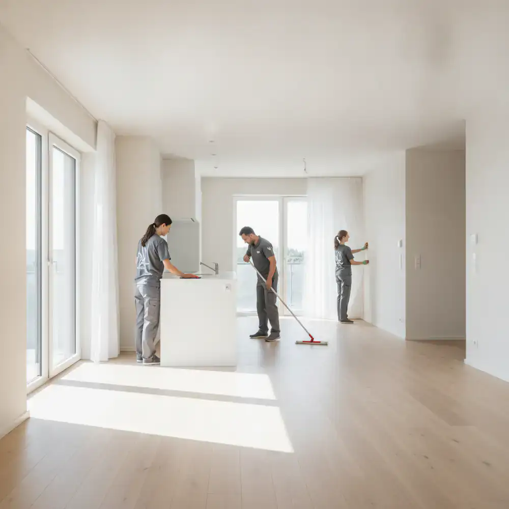 Empty space move-in cleaning